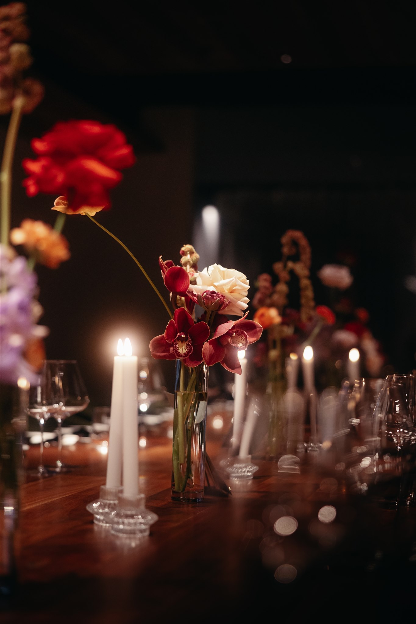 Luxury wedding reception styled by Bow Creative at Society Restaurant, Melbourne