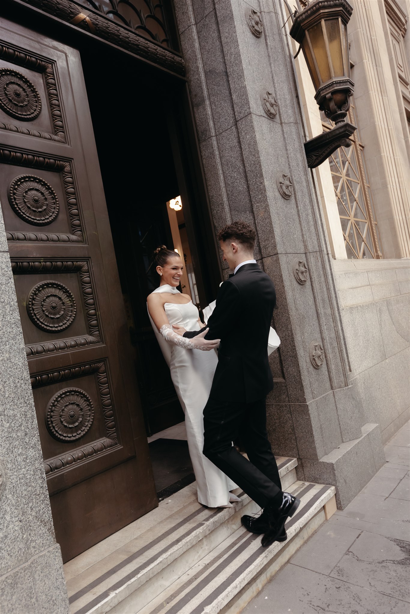 First look for this Luxury City Wedding at The Trust Wedding Venue, Melbourne