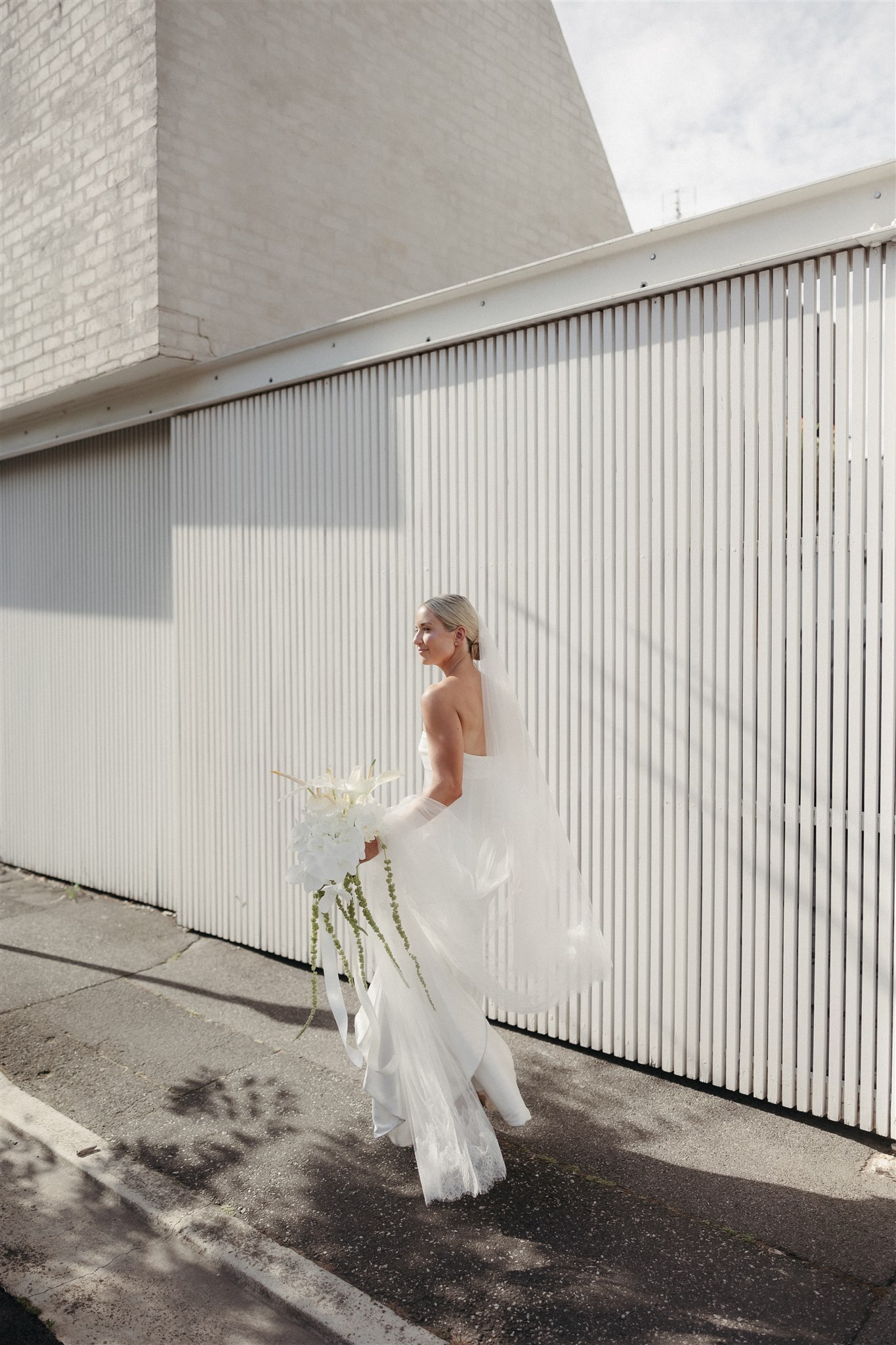 Bridal Portraits in the City, Melbourne