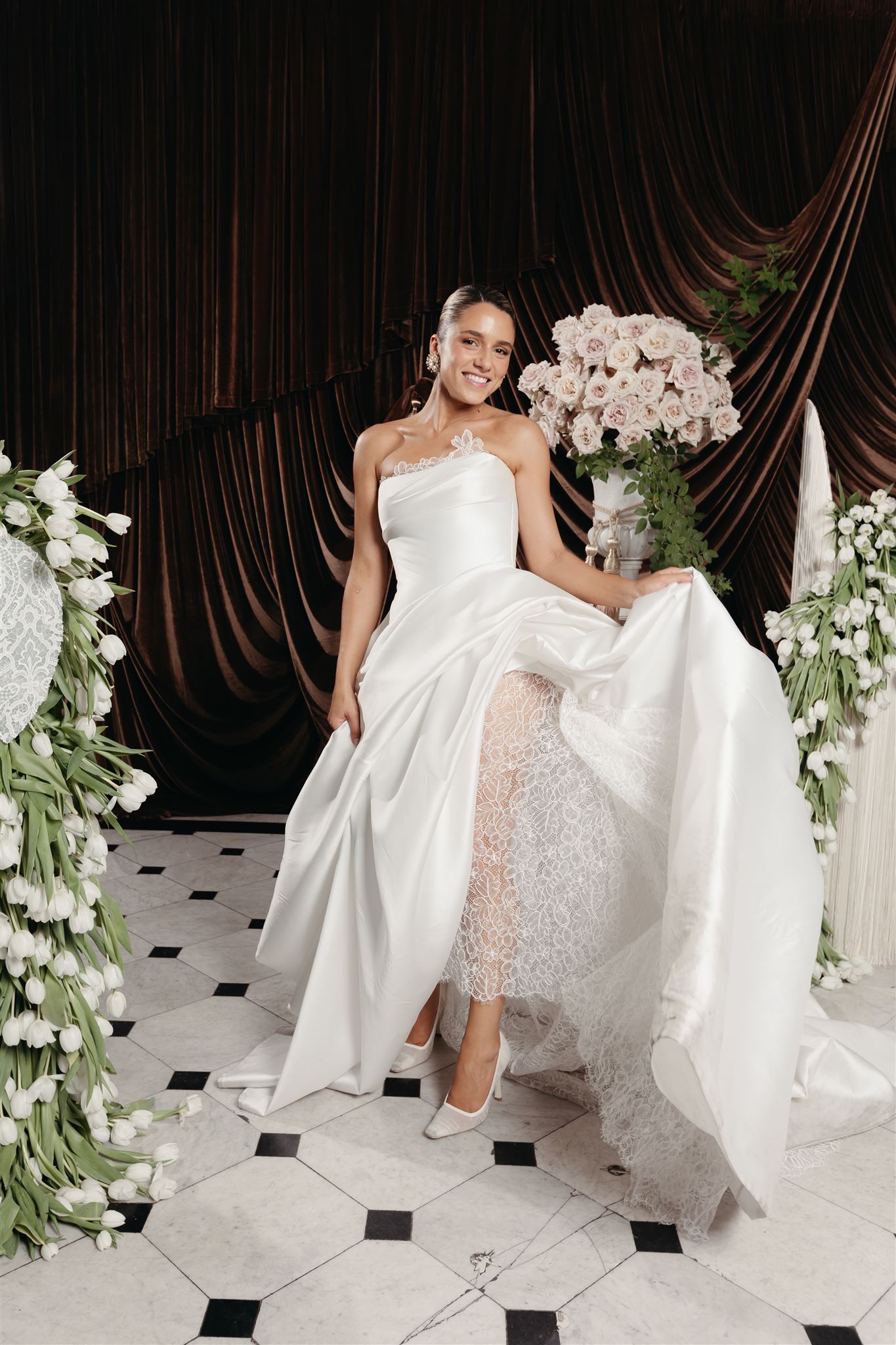 content creator Maxine Wylde wedding dress