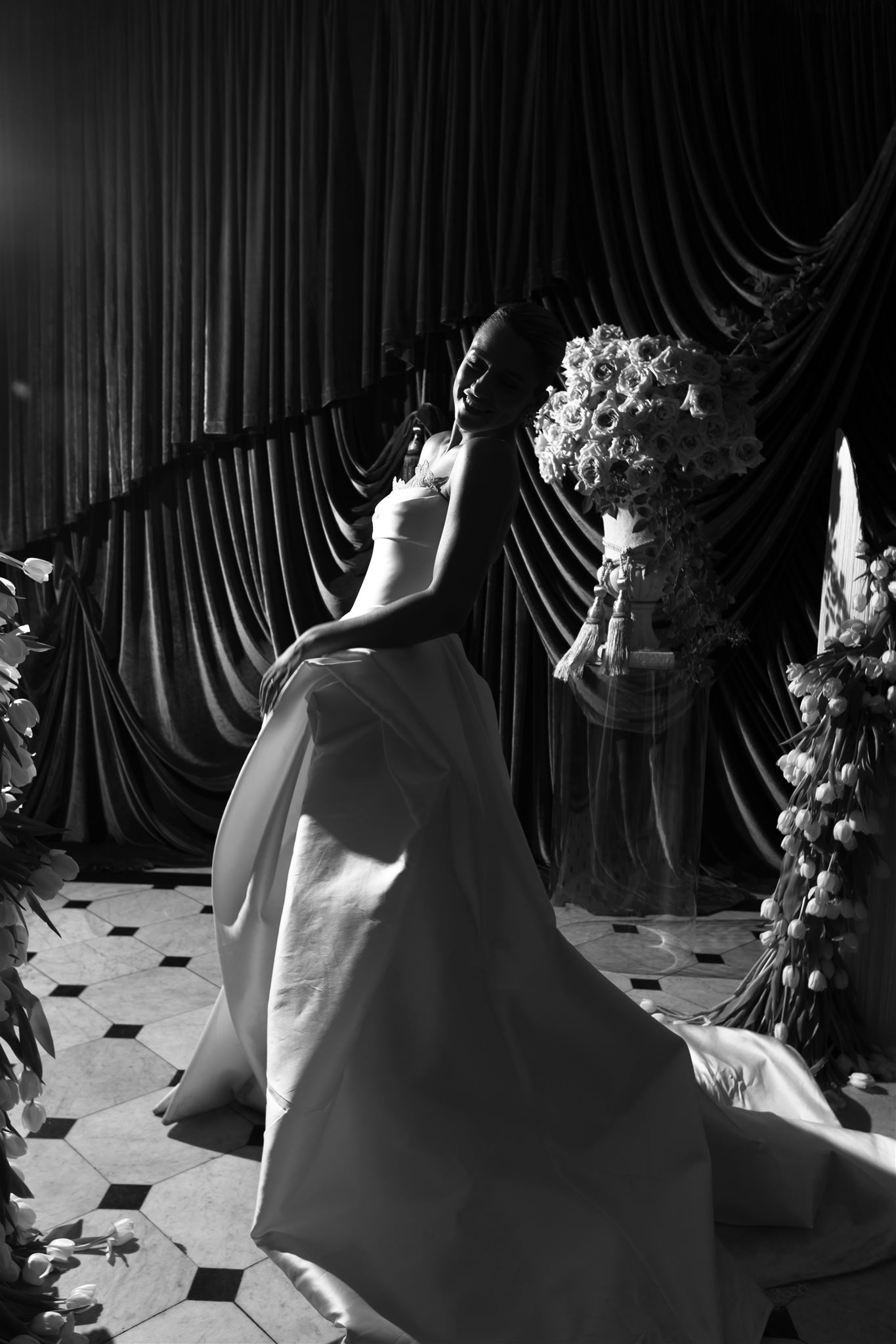 content creator Maxine Wylde wedding dress