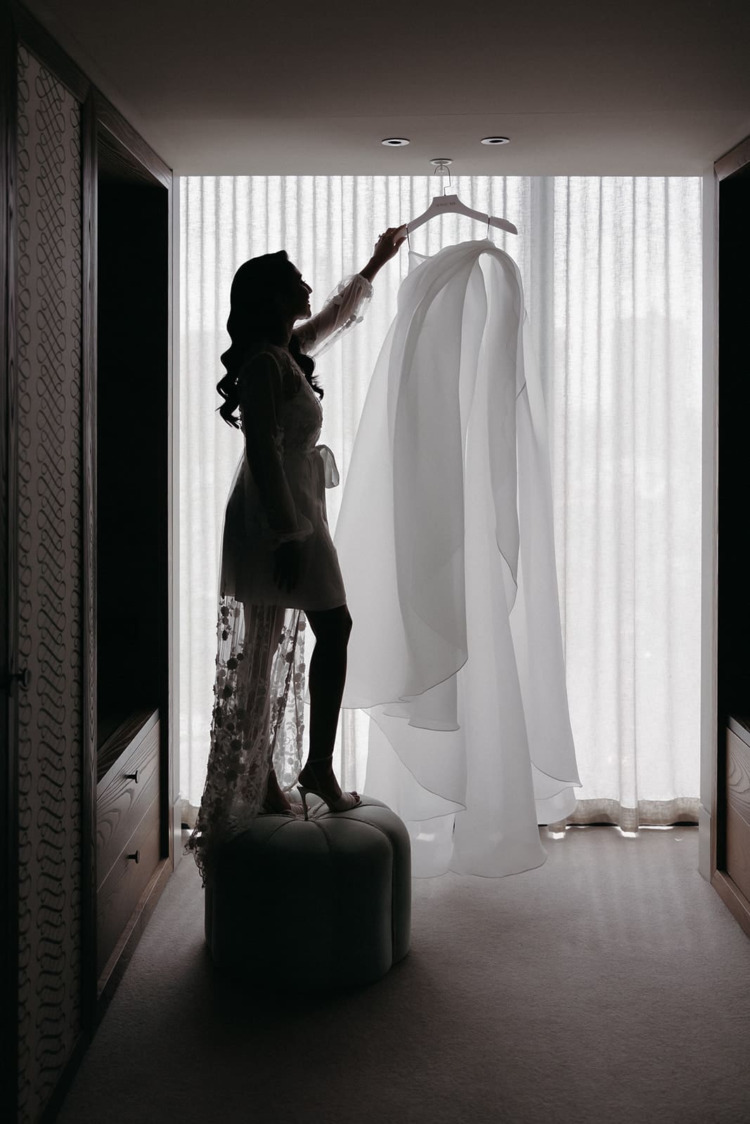Reine and La Rue wedding dress getting ready – Alin Le’Kal bride by Maegan Brown Moments