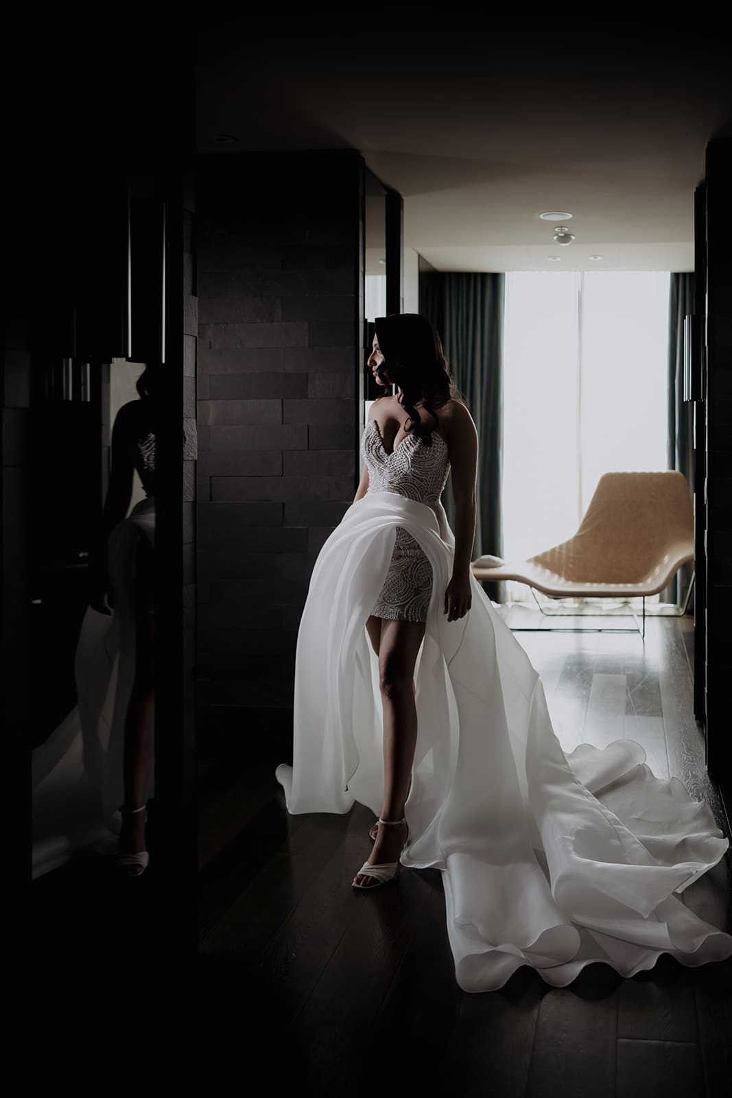 Fashion wedding photographer Melbourne – Alin Le’Kal dress detail