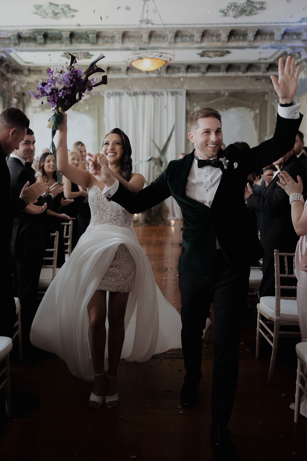 The George Ballroom wedding ceremony captured by Maegan Brown Moments