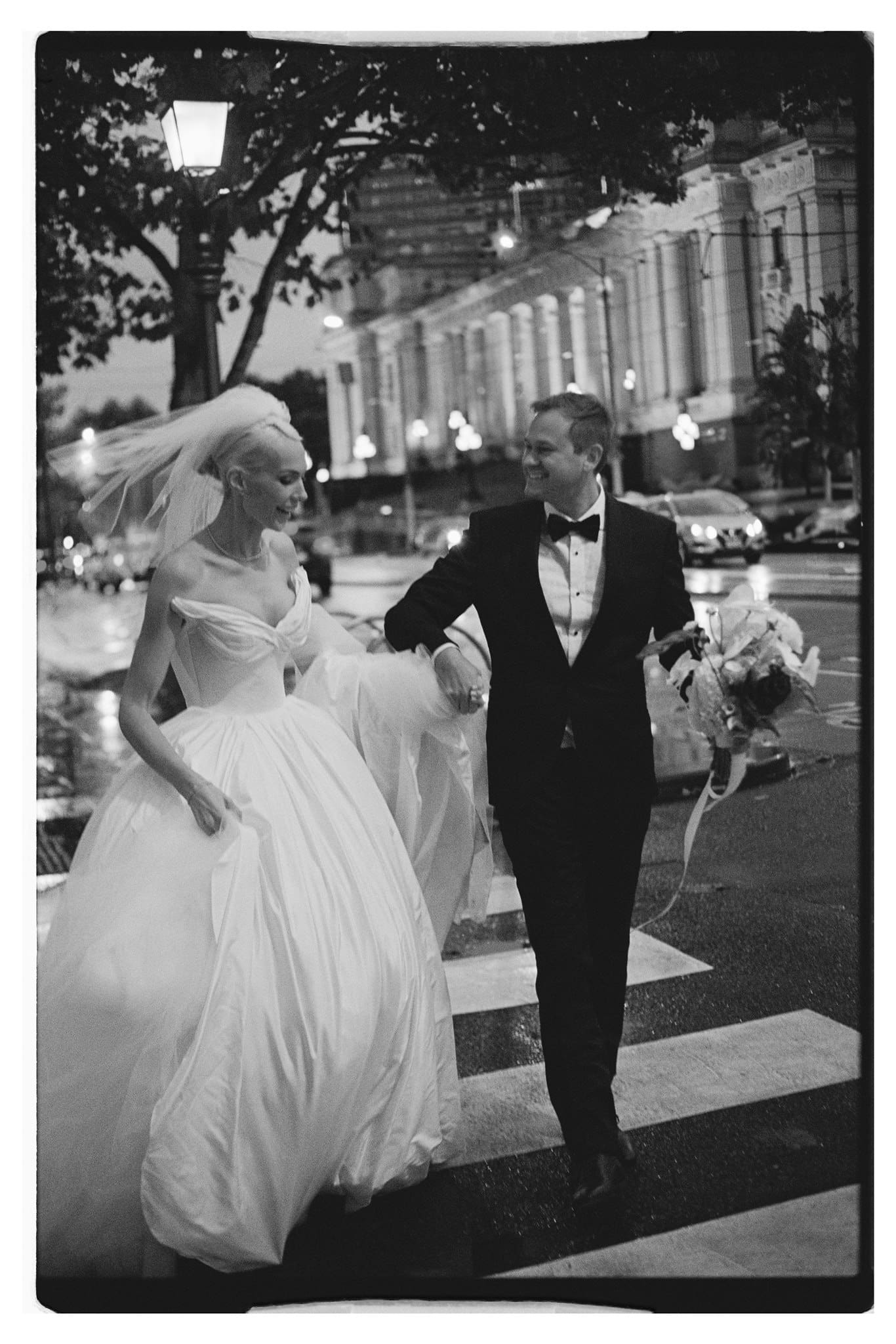 Bianca and Tyson on Film 35mm film wedding photographer Melbourne