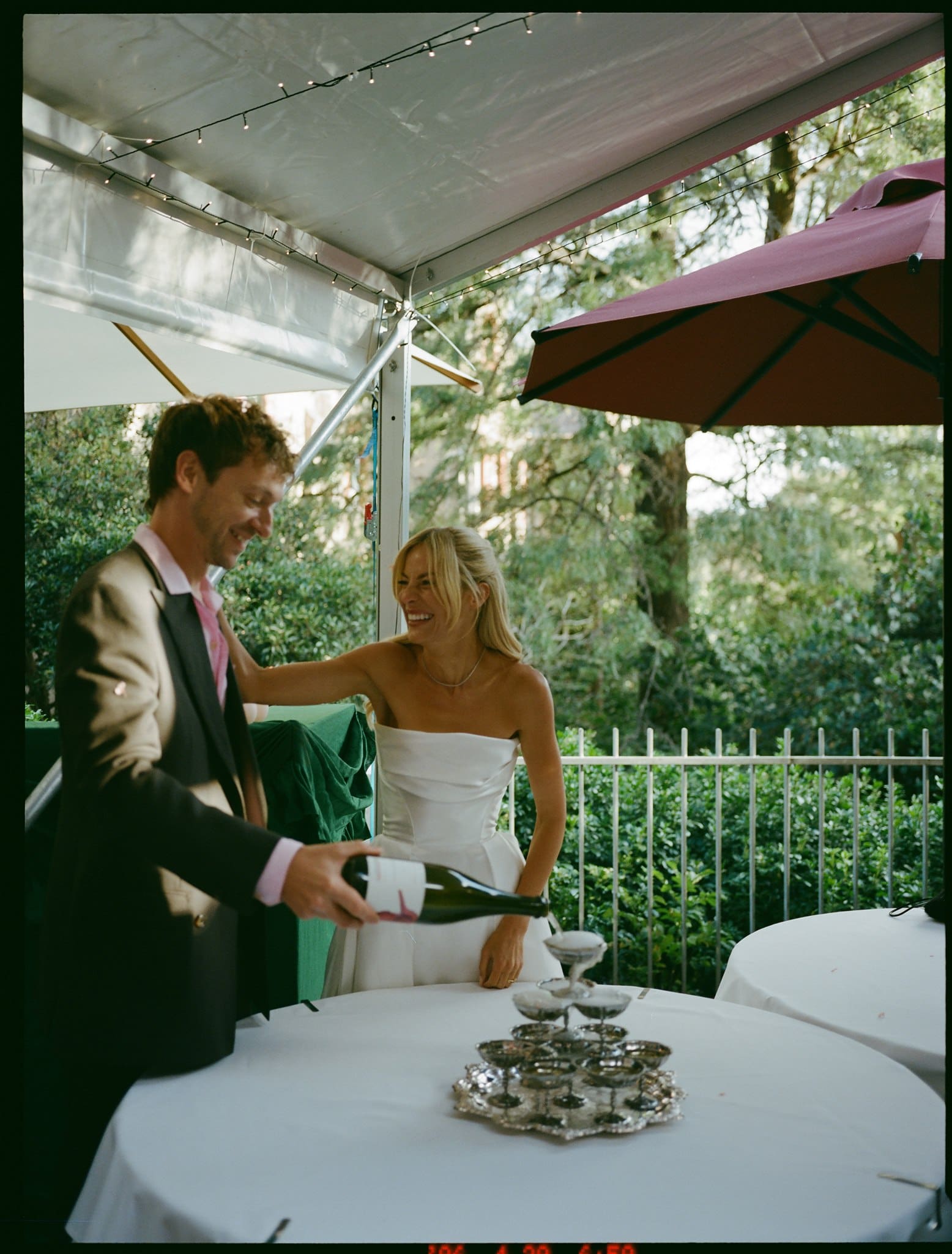 Cate and Dylan Film wedding photos
