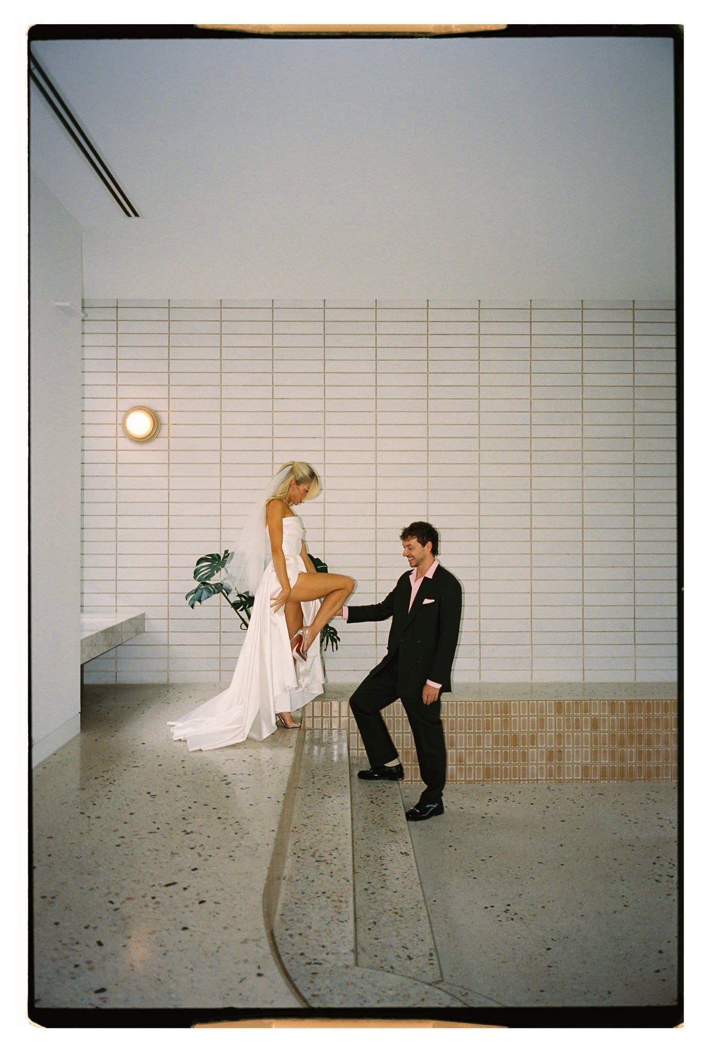 Cate and Dylan Film wedding photos