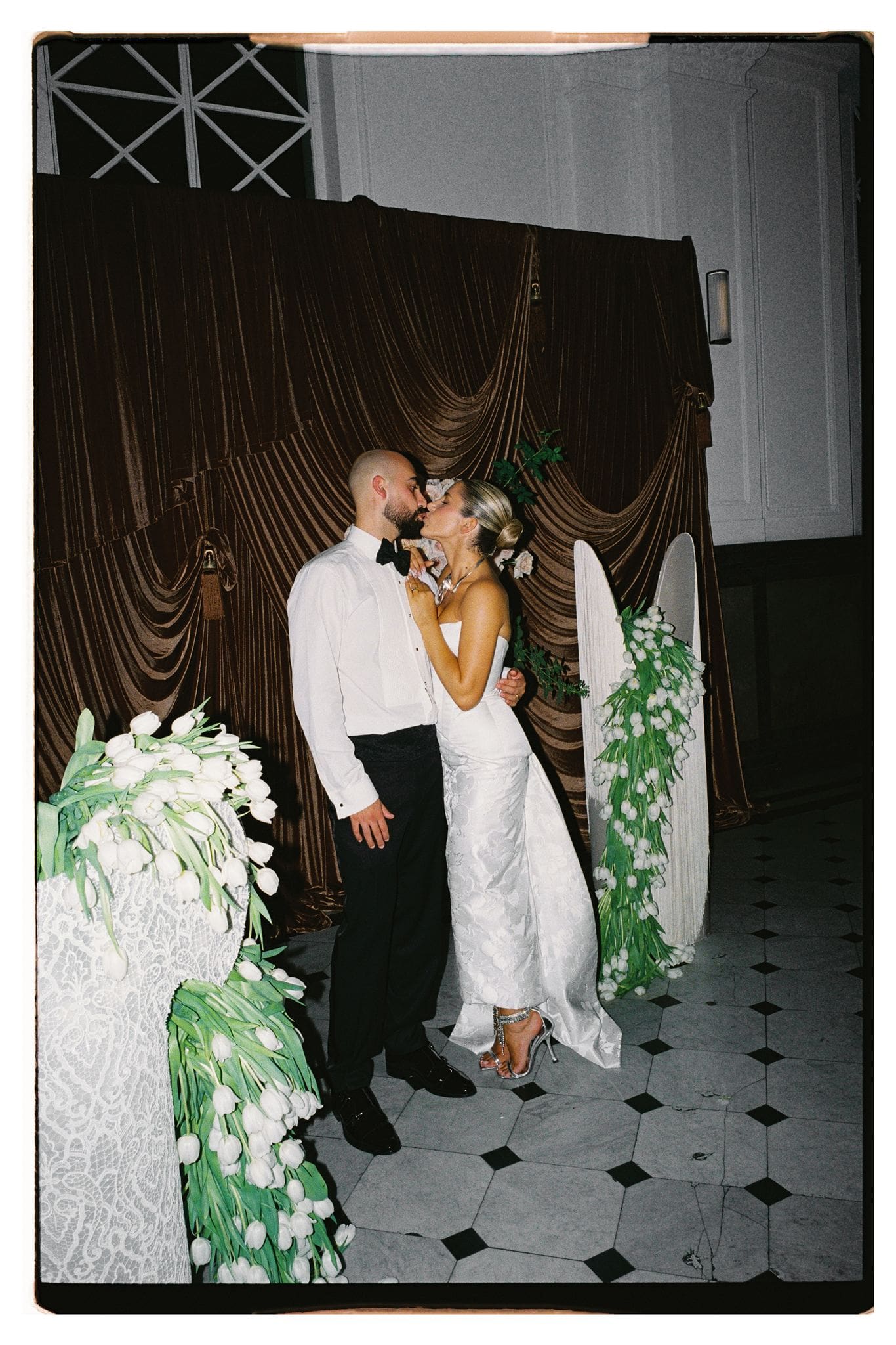 Maxine Wylde’s wedding at The Trust Melbourne featured in Vogue Australia.
