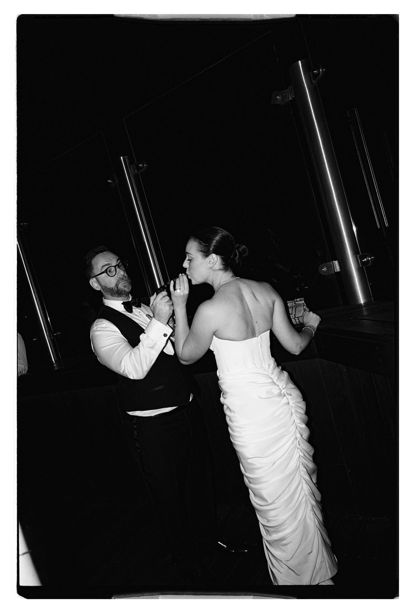 Cheree and Will 35mm film wedding photographer Melbourne
