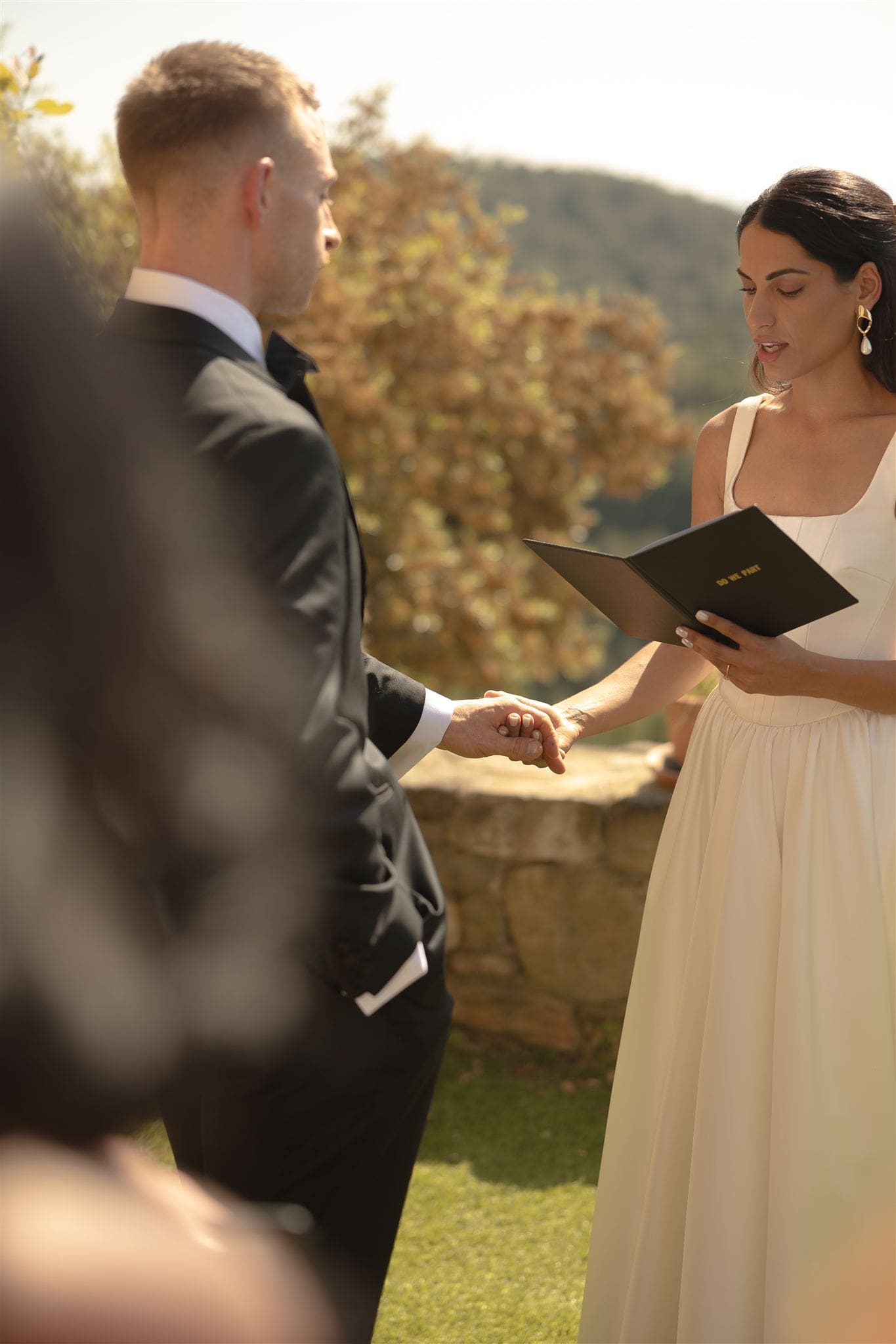 Spain intimate wedding ceremony