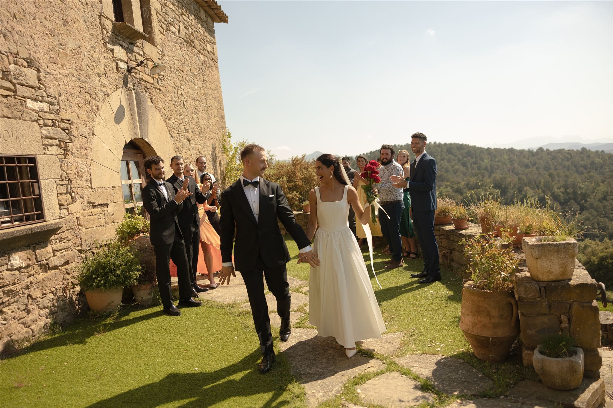 Spain intimate wedding ceremony