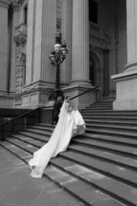 Parliament House steps Melbourne